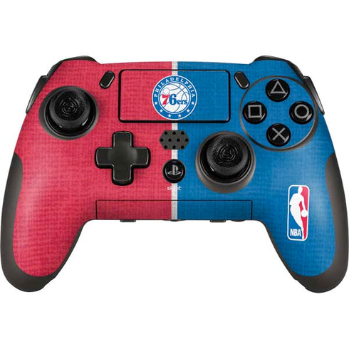 NBA Philadelphia 76ers Canvas Split PlayStation Scuf Vantage 2 Controller Skin