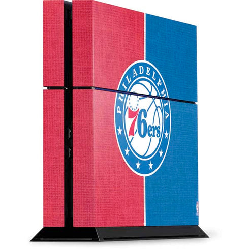 NBA Philadelphia 76ers Canvas Split PlayStation PS4 Skins