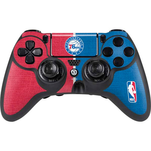 NBA Philadelphia 76ers Canvas Split PlayStation PS4 Skins