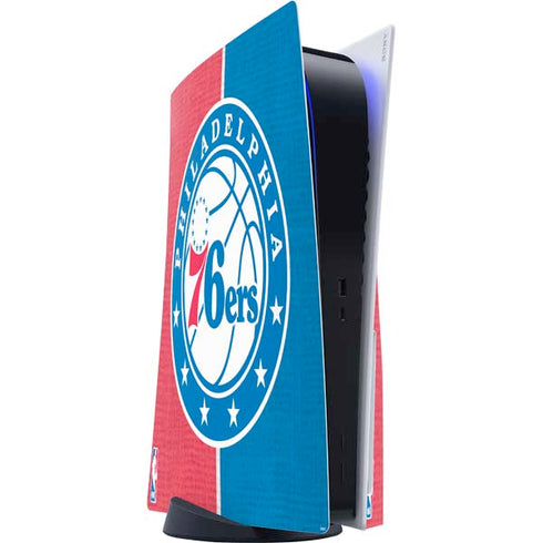 NBA Philadelphia 76ers Canvas Split PlayStation PS5 Skins
