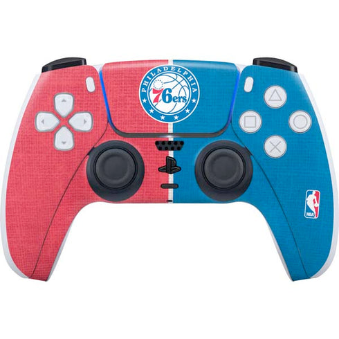 NBA Philadelphia 76ers Canvas Split PlayStation PS5 Skins