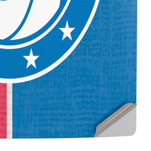 NBA Philadelphia 76ers Canvas Split PS5 Pro Console Skin