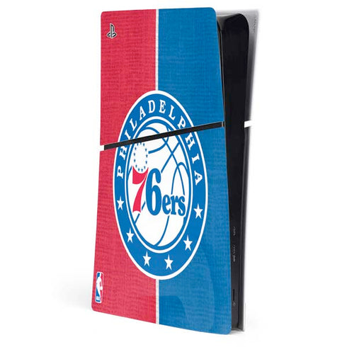 NBA Philadelphia 76ers Canvas Split PlayStation PS5 Skins