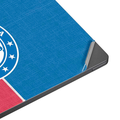 NBA Philadelphia 76ers Canvas Split Surface Laptop 7 15in Skin