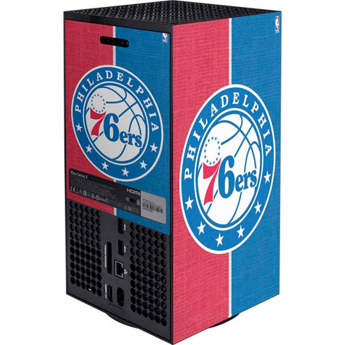 NBA Philadelphia 76ers Canvas Split Xbox Series X Bundle Skin