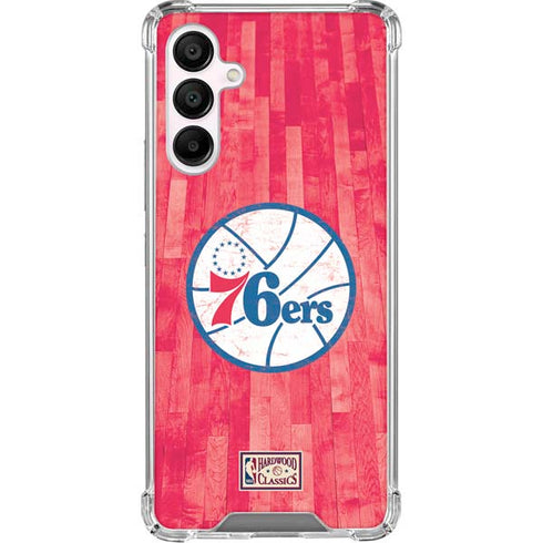 NBA Philadelphia 76ers Hardwood Classics Galaxy A16 5G Clear Case