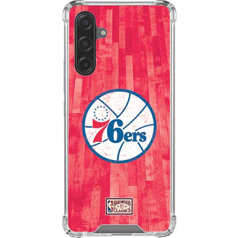 NBA Philadelphia 76ers Hardwood Classics Galaxy A17 Clear Case