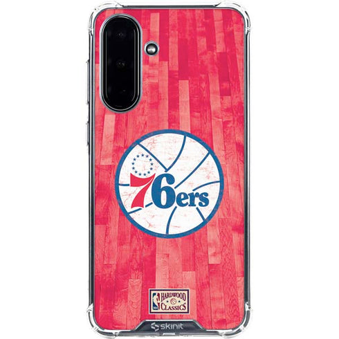 NBA Philadelphia 76ers Hardwood Classics Galaxy A36 5G Clear Case