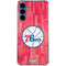 NBA Philadelphia 76ers Hardwood Classics Galaxy A55 5G Clear Case