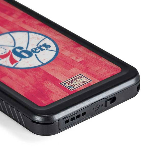 NBA Philadelphia 76ers Hardwood Classics Galaxy S24 Plus Waterproof Case