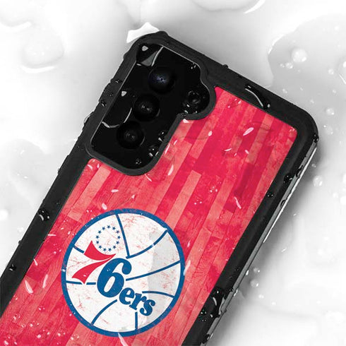 NBA Philadelphia 76ers Hardwood Classics Galaxy S24 Plus Waterproof Case