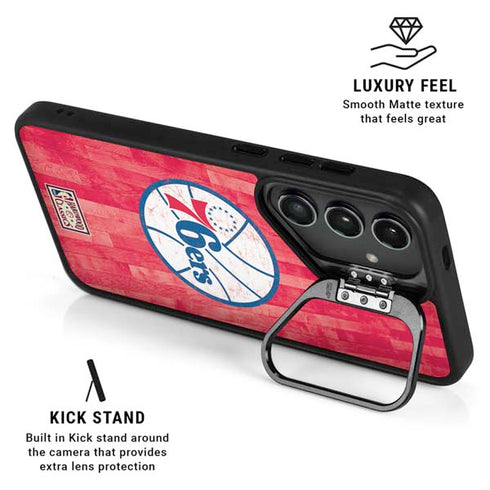 NBA Philadelphia 76ers Hardwood Classics Galaxy S24 Ultra Kickstand Case