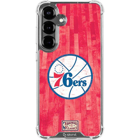 NBA Philadelphia 76ers Hardwood Classics Galaxy S26 Clear Case