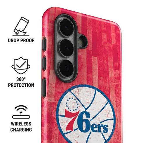 NBA Philadelphia 76ers Hardwood Classics Galaxy S26 Impact Case