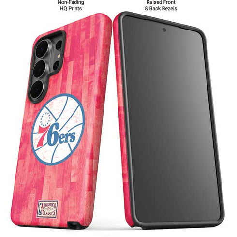 NBA Philadelphia 76ers Hardwood Classics Galaxy S26 Ultra Impact Case