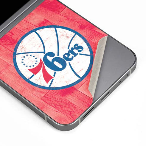 NBA Philadelphia 76ers Hardwood Classics Galaxy Z Flip6 Skin