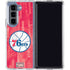 NBA Philadelphia 76ers Hardwood Classics Galaxy Z Fold5 5G Clear Case