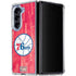 NBA Philadelphia 76ers Hardwood Classics Galaxy Z Fold5 5G Clear Case