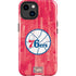 NBA Philadelphia 76ers Hardwood Classics iPhone 15 Impact Case
