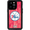 NBA Philadelphia 76ers Hardwood Classics iPhone 15 Pro Waterproof Case