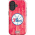 NBA Philadelphia 76ers Hardwood Classics iPhone 16 Impact Case