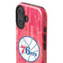 NBA Philadelphia 76ers Hardwood Classics iPhone 16 Impact Case