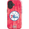 NBA Philadelphia 76ers Hardwood Classics iPhone 16 Magsafe Impact Case