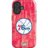 NBA Philadelphia 76ers Hardwood Classics iPhone 16 Magsafe Impact Case