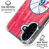 NBA Philadelphia 76ers Hardwood Classics iPhone 16 Plus Clear Case