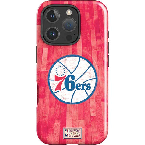 NBA Philadelphia 76ers Hardwood Classics iPhone 16 Pro Magsafe Impact Case