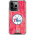 NBA Philadelphia 76ers Hardwood Classics iPhone 16 Pro Max Clear Case
