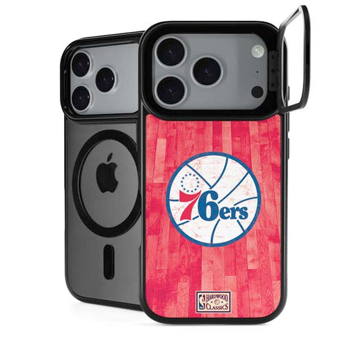 NBA Philadelphia 76ers Hardwood Classics iPhone 18 Pro Kickstand Case