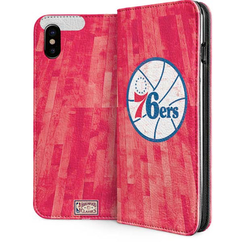 NBA Philadelphia 76ers Hardwood Classics iPhone 8 Folio Case