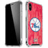 NBA Philadelphia 76ers Hardwood Classics iPhone X/XS Clear Case