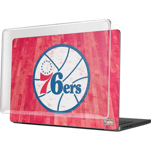 NBA Philadelphia 76ers Hardwood Classics MacBook Pro 14in (2021-24) Case plus Skin