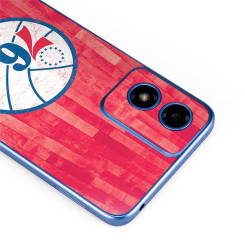 NBA Philadelphia 76ers Hardwood Classics Moto G Play 4G (2024) Skin