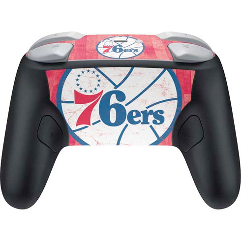 NBA Philadelphia 76ers Hardwood Classics Nintendo Switch 2 (2025) Pro Controller Skin