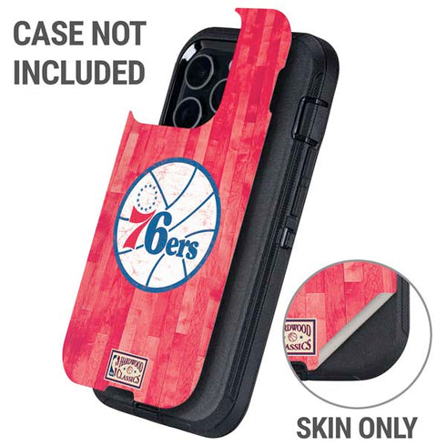 NBA Philadelphia 76ers Hardwood Classics Otterbox Defender iPhone Skin