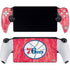 NBA Philadelphia 76ers Hardwood Classics PlayStation Portal Remote Player Skin
