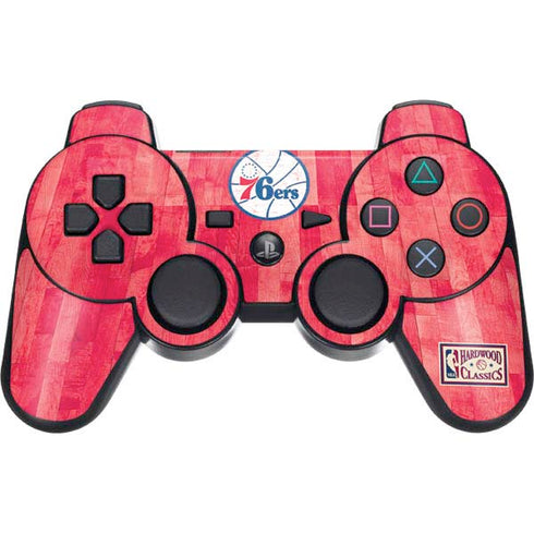NBA Philadelphia 76ers Hardwood Classics PS3 Dual Shock wireless controller Skin