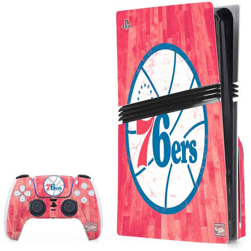 NBA Philadelphia 76ers Hardwood Classics PlayStation PS5 Skins