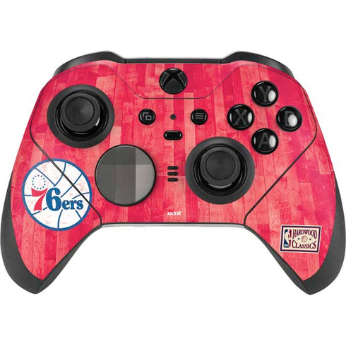 NBA Philadelphia 76ers Hardwood Classics Xbox Elite Wireless Controller Series 2 Skin