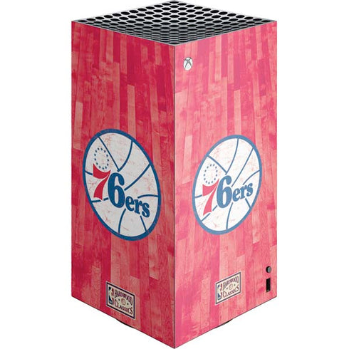 NBA Philadelphia 76ers Hardwood Classics XBox Series X Digital Edition Console Skin