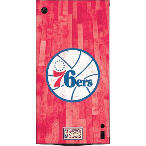 NBA Philadelphia 76ers Hardwood Classics XBox Series X Digital Edition Console Skin