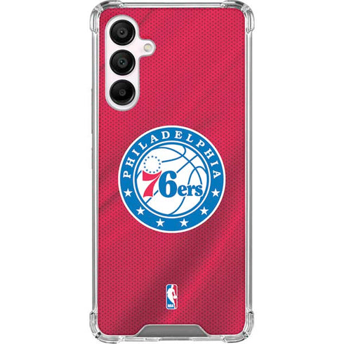 NBA Philadelphia 76ers Jersey Galaxy A16 5G Clear Case