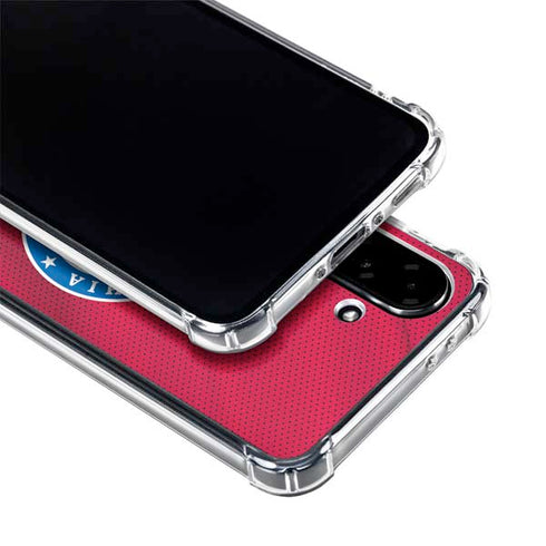 NBA Philadelphia 76ers Jersey Galaxy A36 5G Clear Case