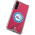 NBA Philadelphia 76ers Jersey Galaxy S24 FE Clear Case