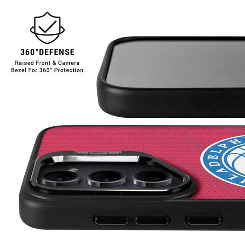 NBA Philadelphia 76ers Jersey Galaxy S24 Plus Kickstand Case