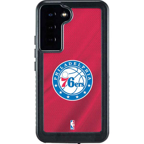 NBA Philadelphia 76ers Jersey Galaxy S24 Plus Waterproof Case