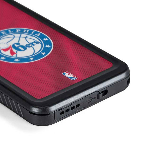 NBA Philadelphia 76ers Jersey Galaxy S24 Plus Waterproof Case